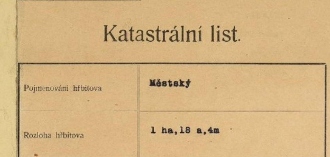 Katastr válečných hrobů