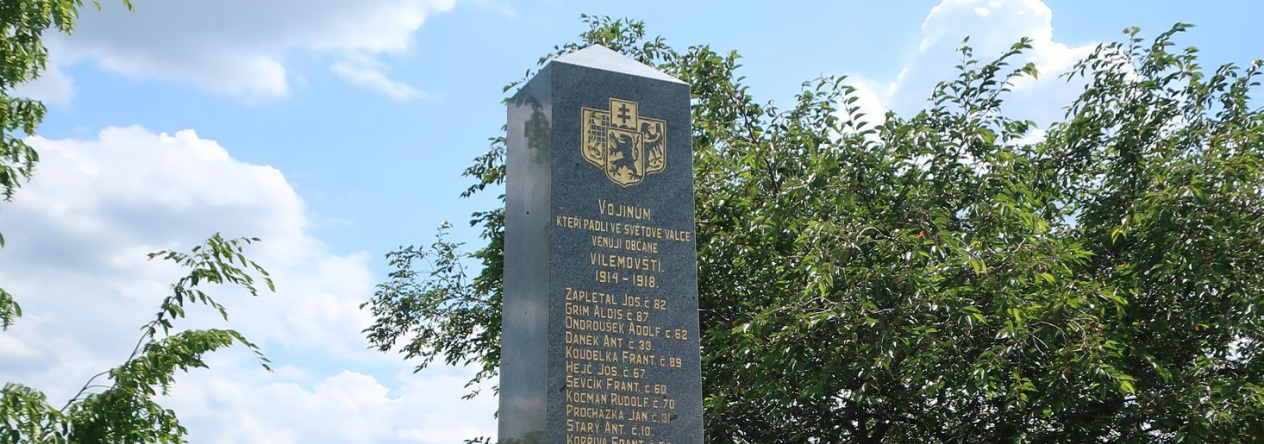 Pomník padlým v I. světové válce ve Vilémovicích