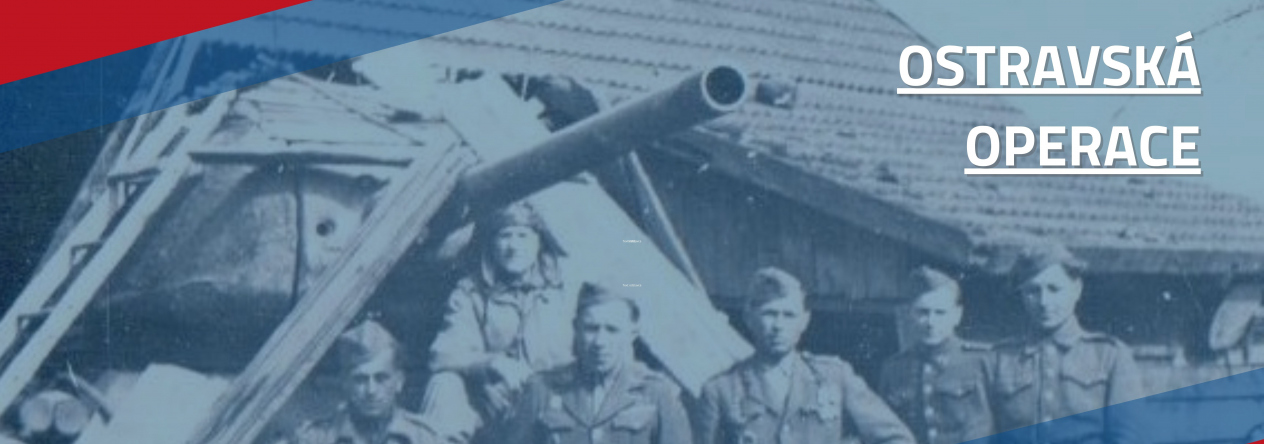 Skupina čs. tankistů pravděpodobné v Ostravě-Vítkovicích.
