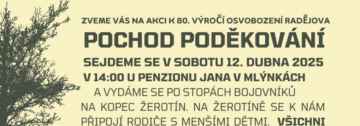 Pochod poděkování Radějov
