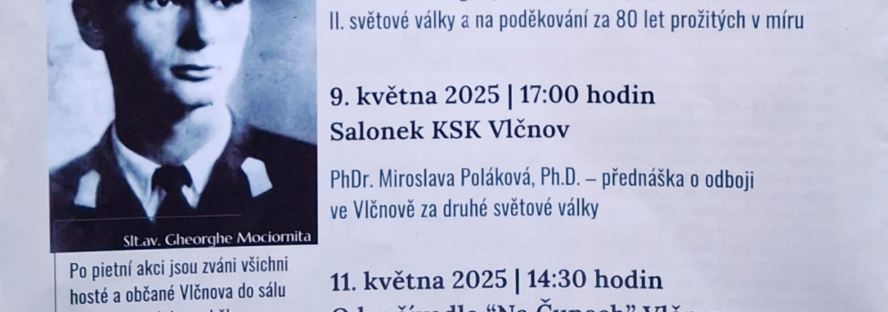 Přednáška o odboji ve Vlčnově za druhé světové války