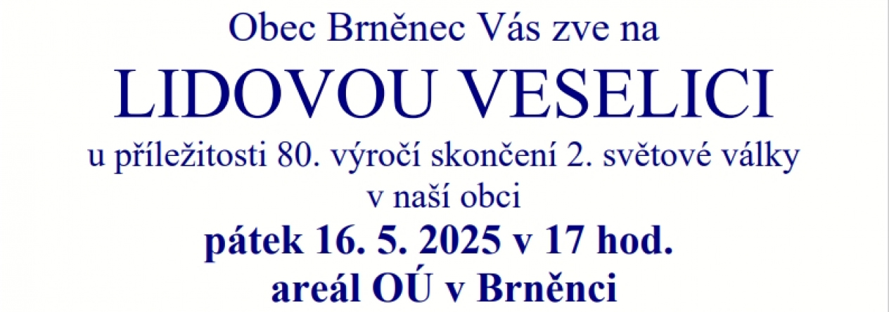 Lidová veselice u příležitosti 80. výročí 2. sv. války