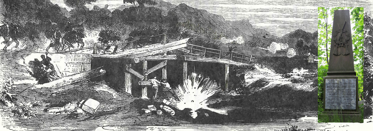 Pomník Josefa Součka, prvního padlého Čecha v prusko-rakouské válce roku 1866