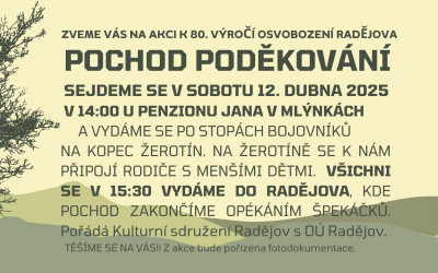 Pochod poděkování Radějov