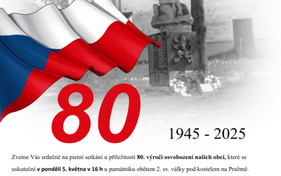 Pietní setkání - 80. výročí osvobození