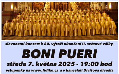 BONI PUERI - slavnostní koncert k 80. výročí ukončení 2. světové války