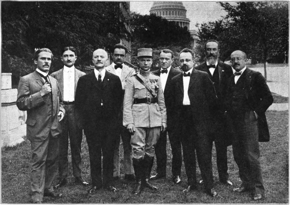 Setkání postav prvního československého odboje ve Washingtonu D. C. (L. Fisher třetí zprava.)
