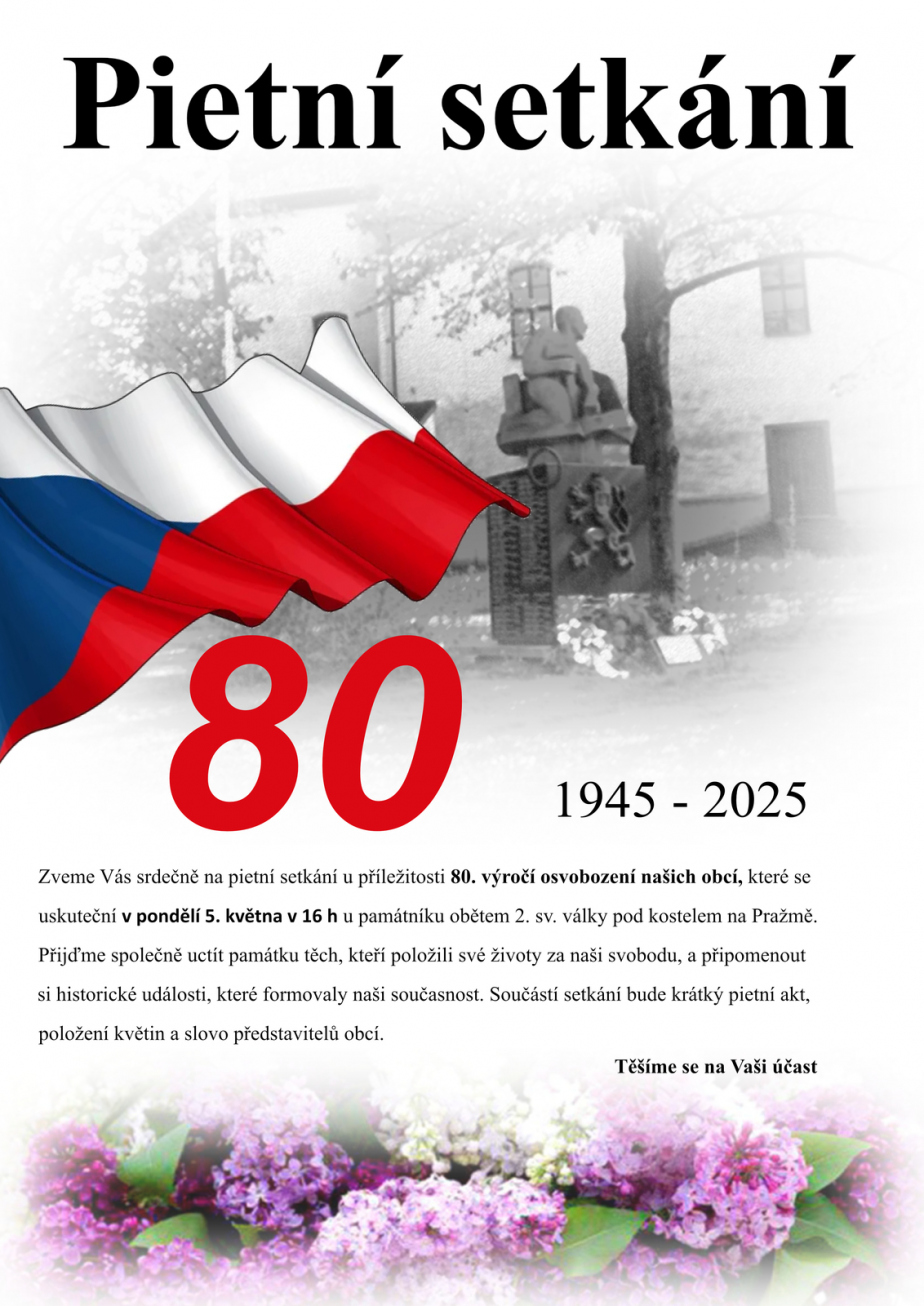 Pietní setkání - 80. výročí osvobození