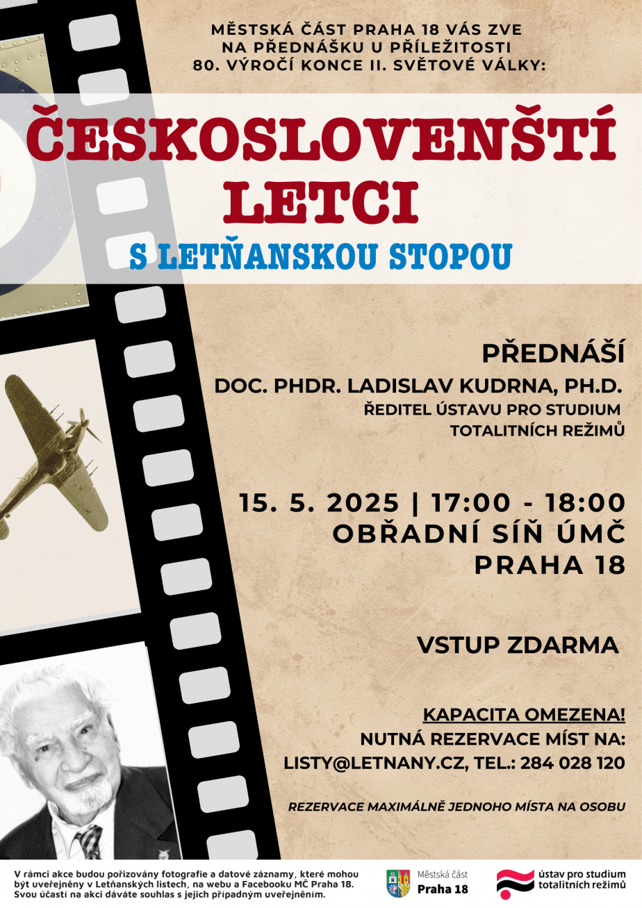 Českoslovenští letci s letňanskou stopou