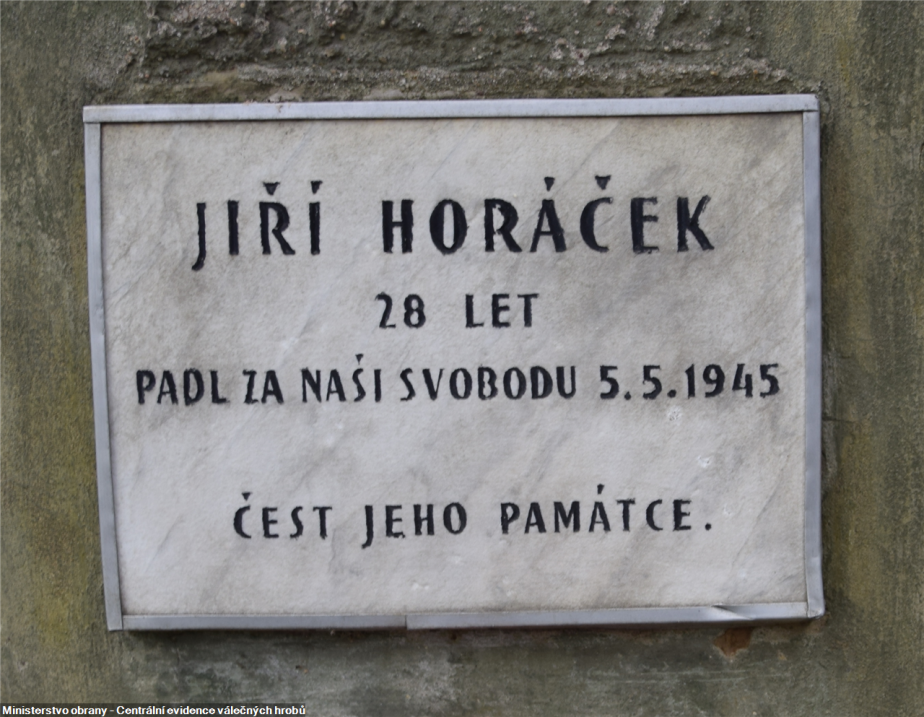 Pomník Jiřímu Horáčkovi ve Vršovicích