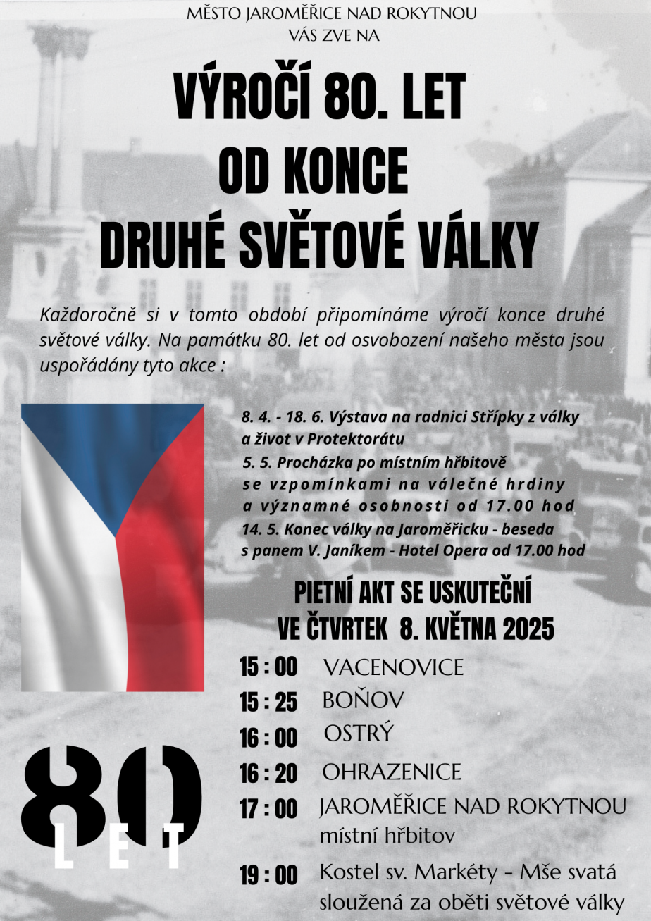   Pieta 80. let od konce druhé světové války