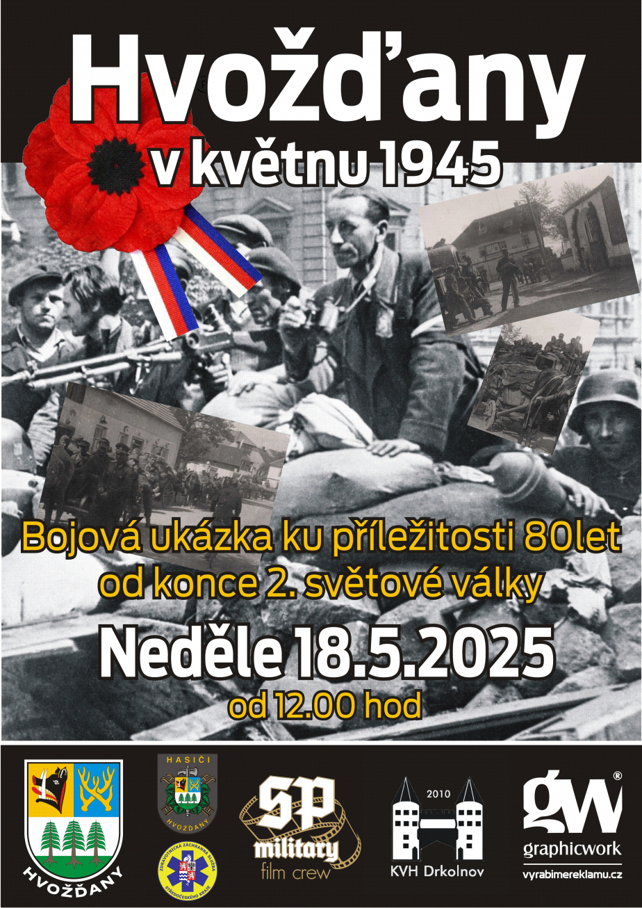 Hvožďany v květnu 1945
