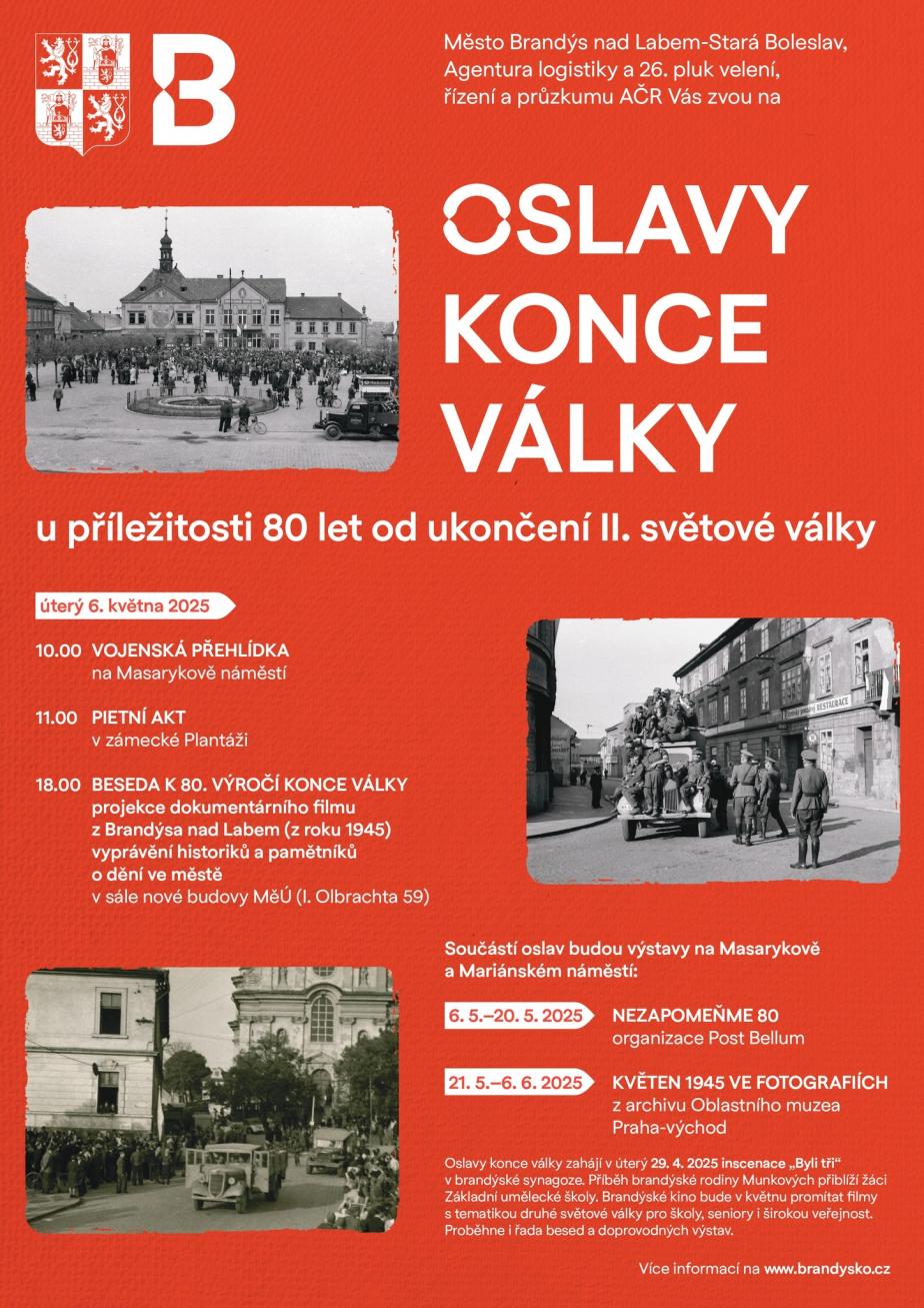 Oslavy 80. výročí konce 2. světové války v Brandýse nad Labem-Staré Boleslavi