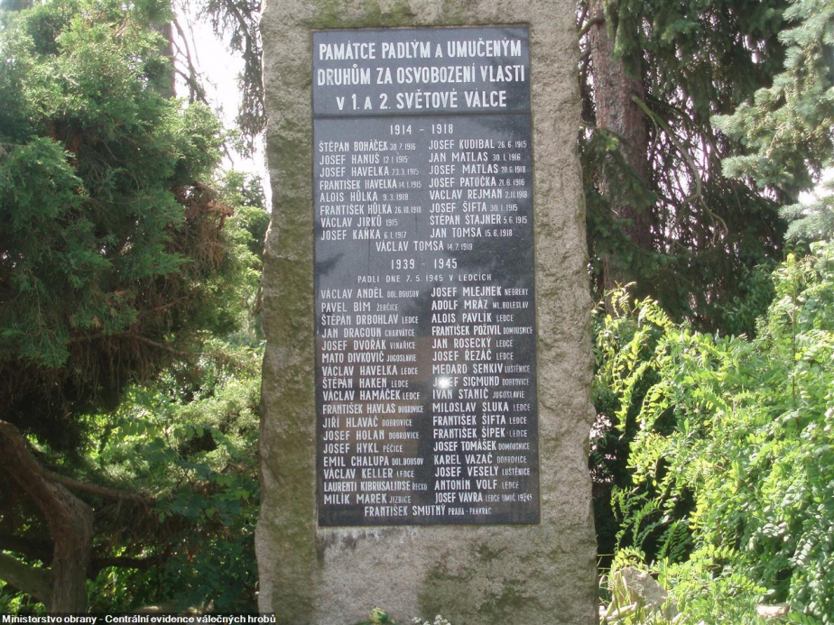 Pomník Ledce