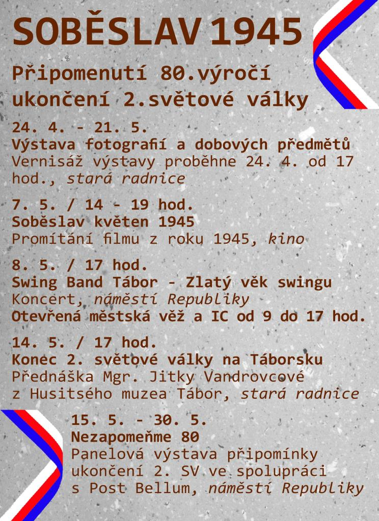 Připomenutí 80. výročí konce 2. světové války