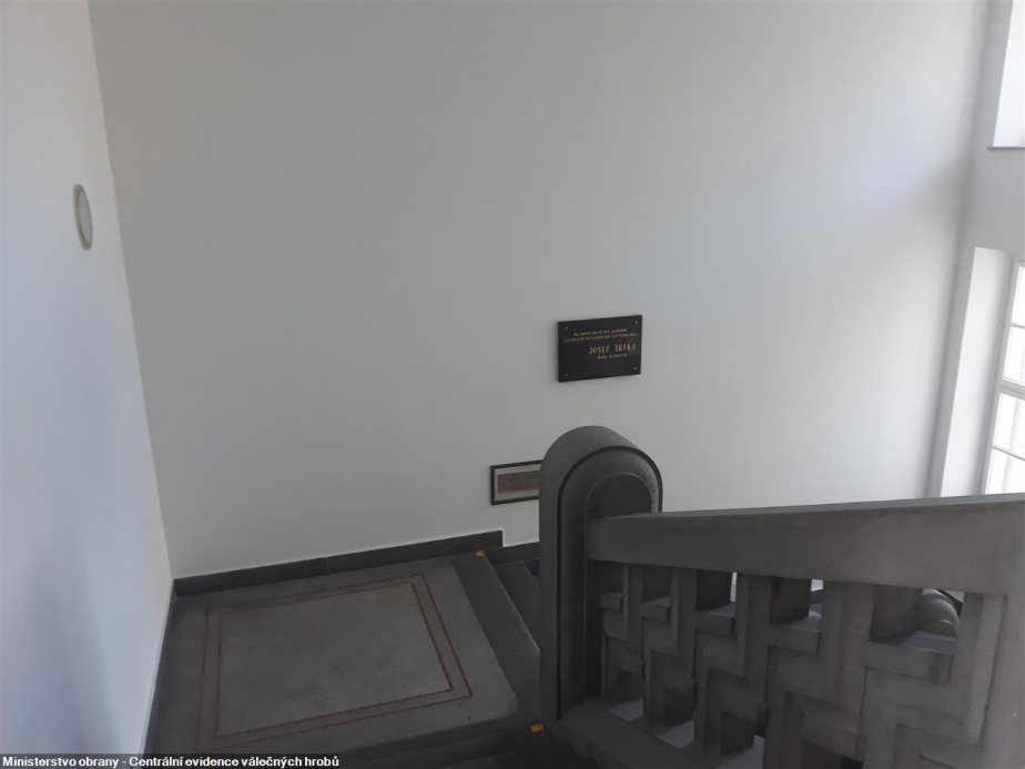 Místo zastřelení npor. četnictva Josefa Trnky
