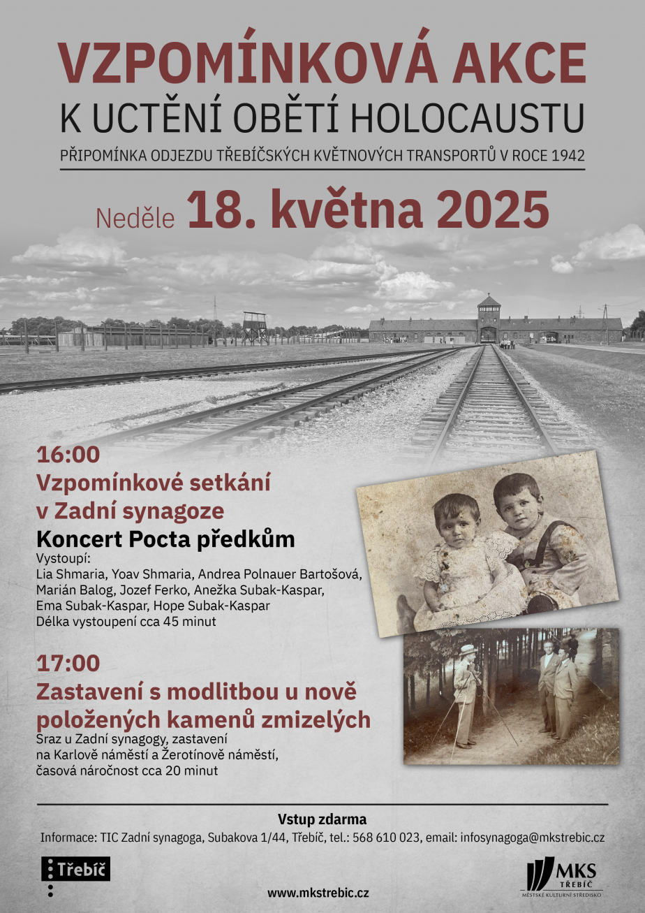 Vzpomínková akce k uctění obětí holocaustu