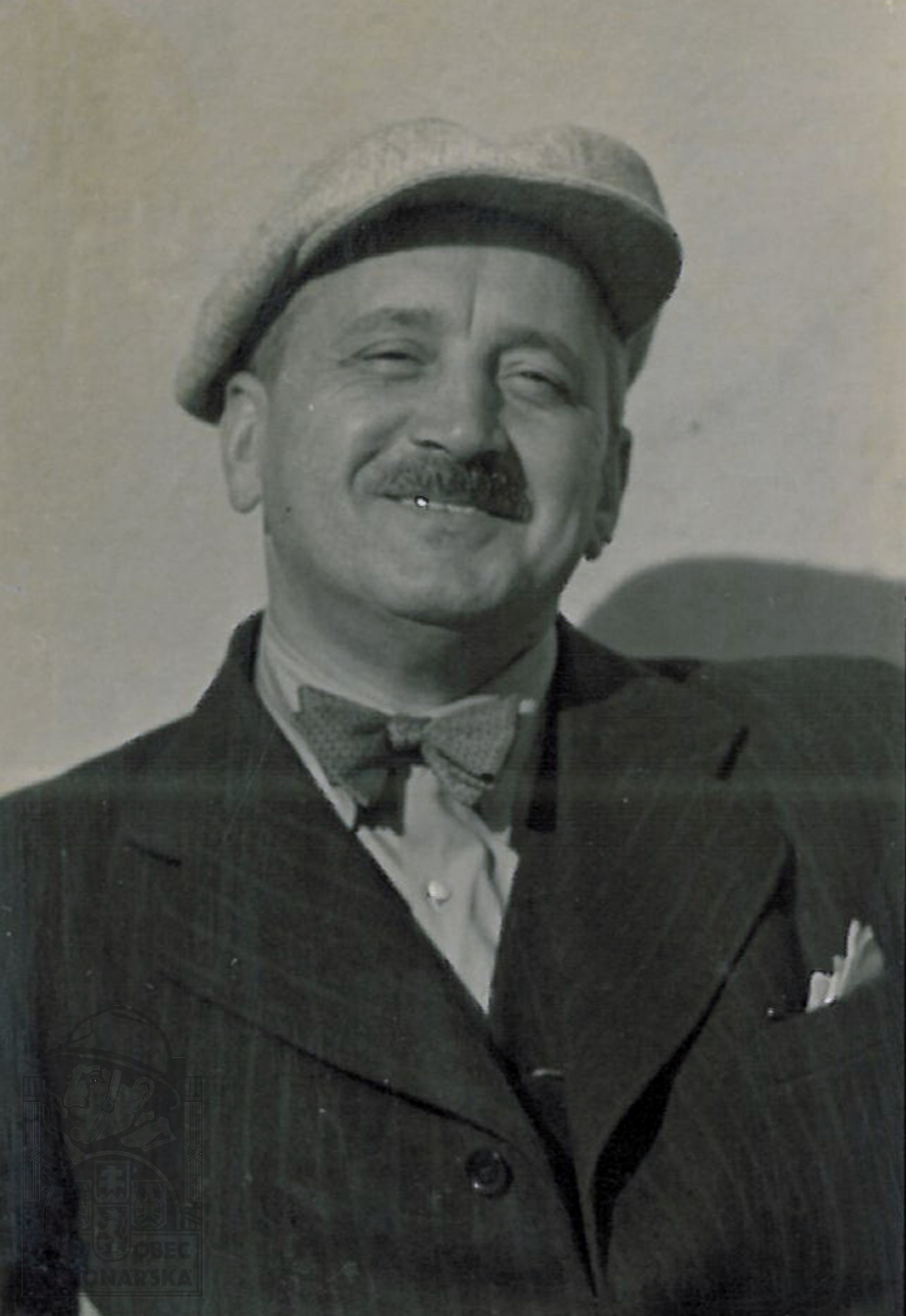Karel Mejstřík na civilní fotografii z doby předválečné. 