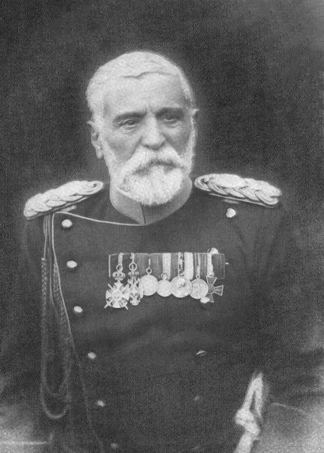 Velitel vojsk Srbského království Radomir Putnik (*1847 – †1917).