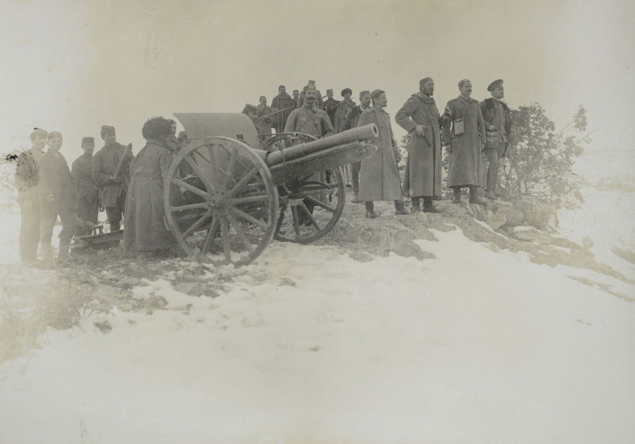 Černohorské dělostřelectvo.