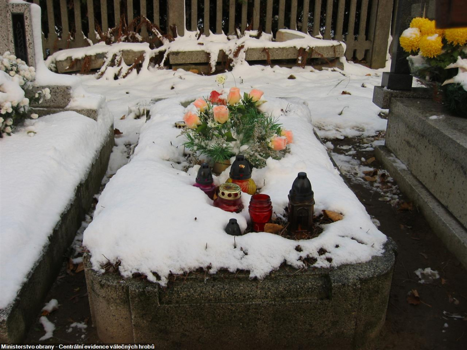 Hrob Jána Vaculíka v polské obci Brzeźće.