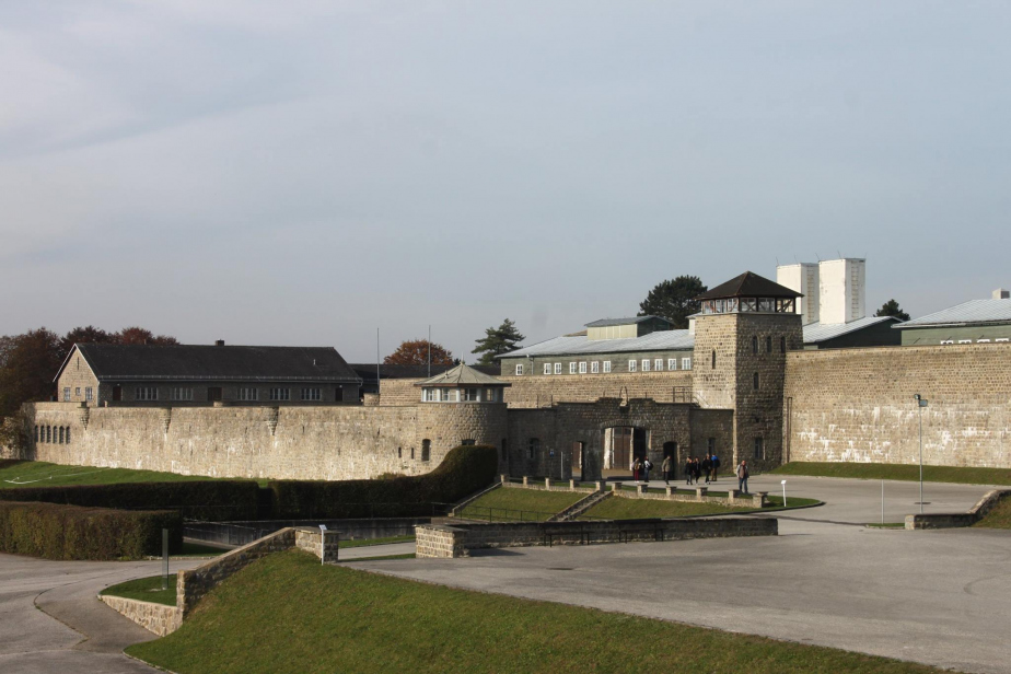 Koncentrační tábor Mauthausen. 