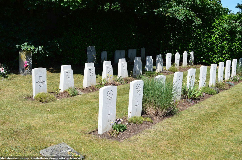 Na hřbitově All Saints v Honingtonu v hrabství Suffolk se nalézá 57 poznatelných válečných hrobů z doby druhé světové války. Je zde pohřbeno 7 Čechoslováků.