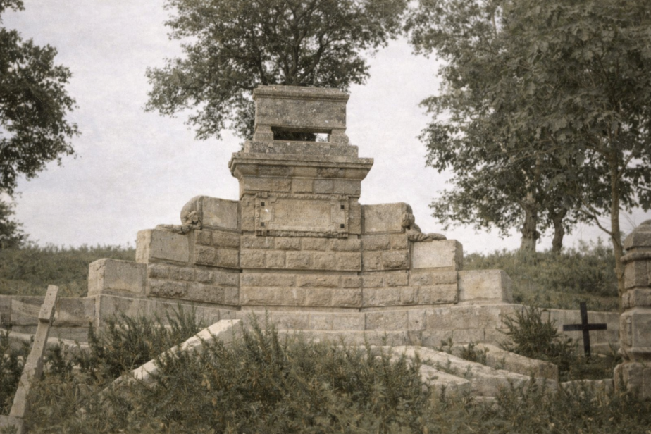 Původní vojenský hřbitov ve Valoně (Vlora). Zde byli pohřbeni převážně zajatci z řad rakousko-uherské armády.