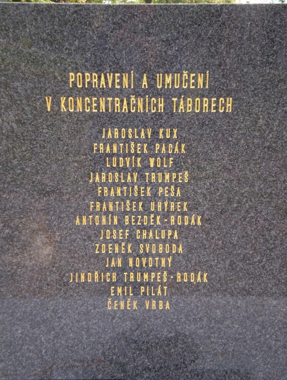 Památník obětem druhé světové války ve městě Klobouky u Brna nesoucí jméno MUDr. Zdeňka Svobody.