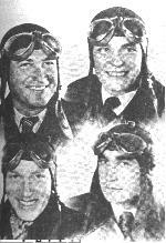 Foto tzv. „českého čtyřlístku“, Matěj Pavlovič vpravo nahoře.