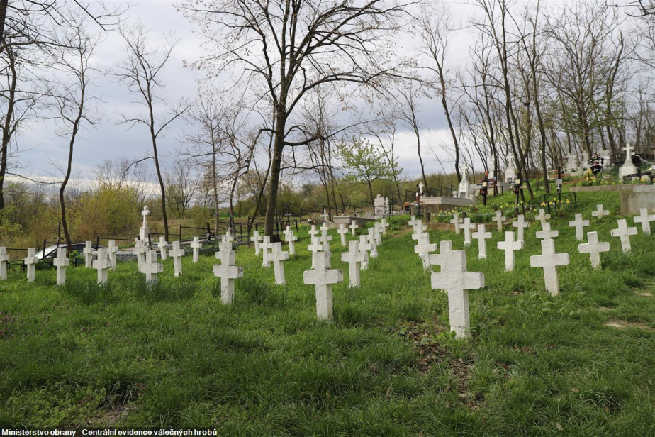 Hřbitov v obci Rediu u města Iași