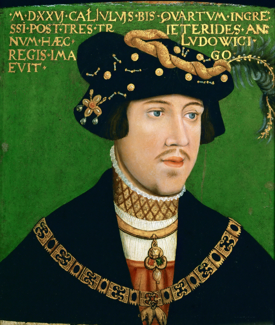 Král Ludvík Jagellonský.