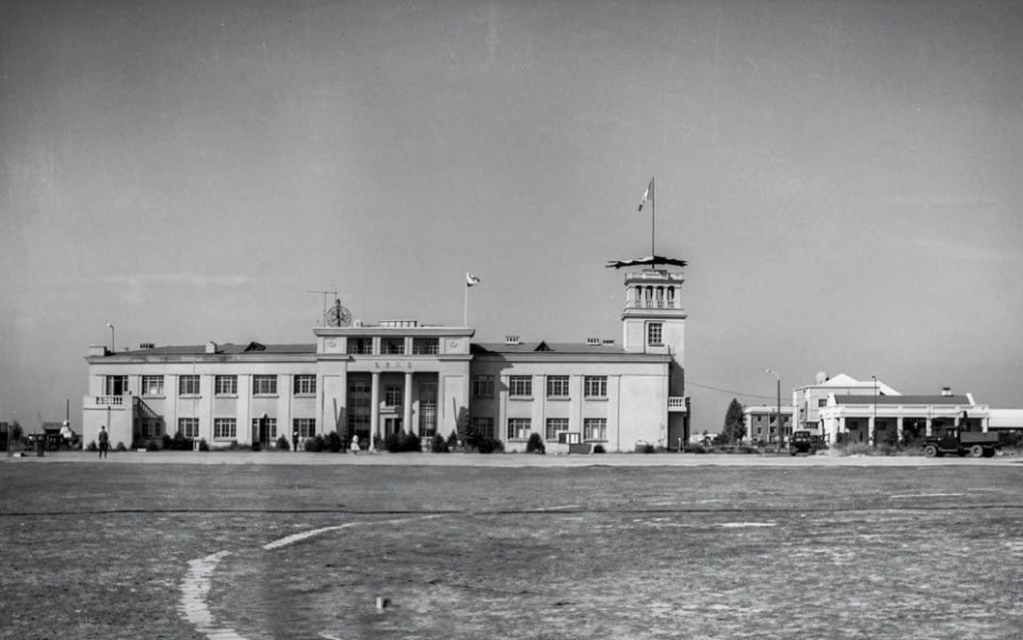 Kyjevské letiště Brovary v roce 1940.