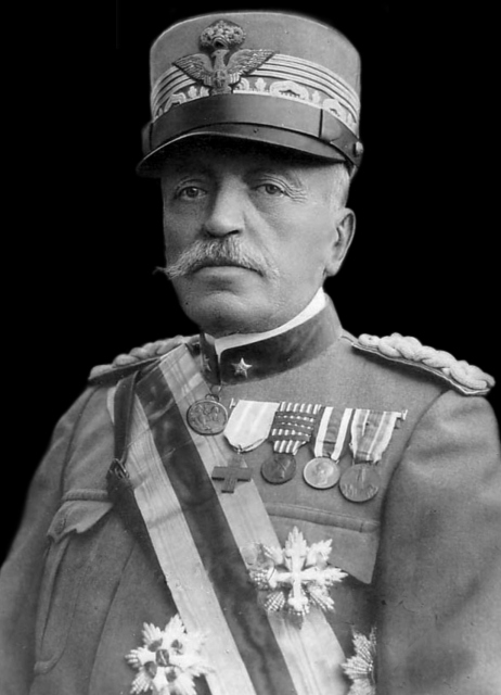 Italský vrchní velitel gen. Luigi Cadorna.
