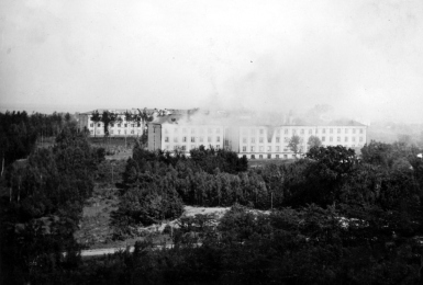 Kyjevské dětské sanatorium, východiště útoku Čechoslováků na město.