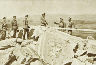 Znovudobytí pevnosti Přemyšl v roce 1915 rakousko-uherskou a německou armádou