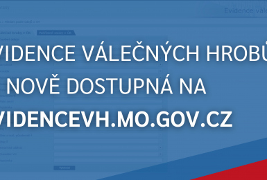 Věnujte prosím pozornost této důležité změně při přístupu k veřejné evidenci válečných hrobů