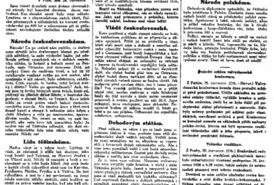 Rozhodnutí konference velvyslanců o rozdělení Těšínska, 28. července 1920