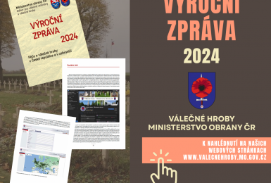 Výroční zpráva Oddělení pro válečné hroby a pietní místa za rok 2024