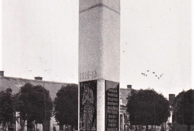 Obnova pomníku obětem I. světové války v Jiřicích