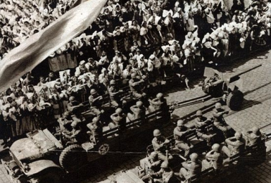 80. výročí slavnostního rozloučení s americkou armádou v Plzni