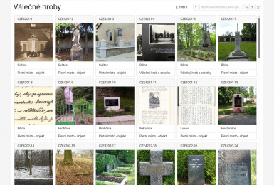 Nový Veřejný portál Centrální evidence válečných hrobů
